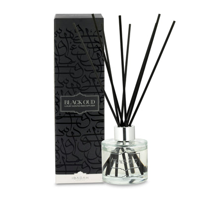 Black Oud Luxury Reed Diffuser - Ibadah London