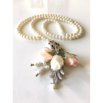 Medina Rose Tasbih - White - Ibadah London